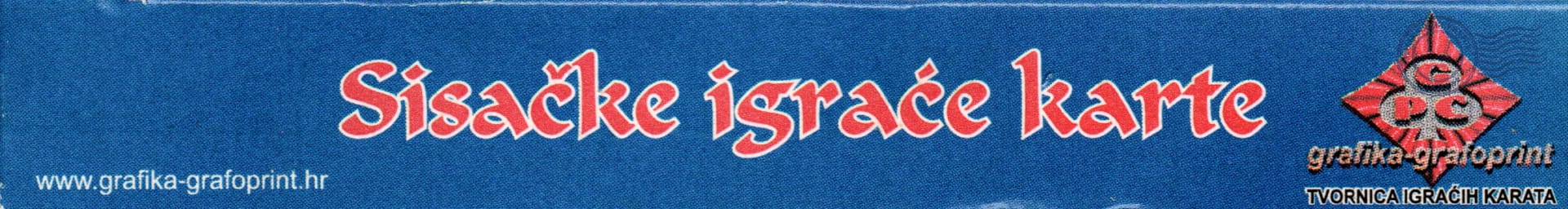Sisačke igrače karte - Suvenir - Sisak, Croati
