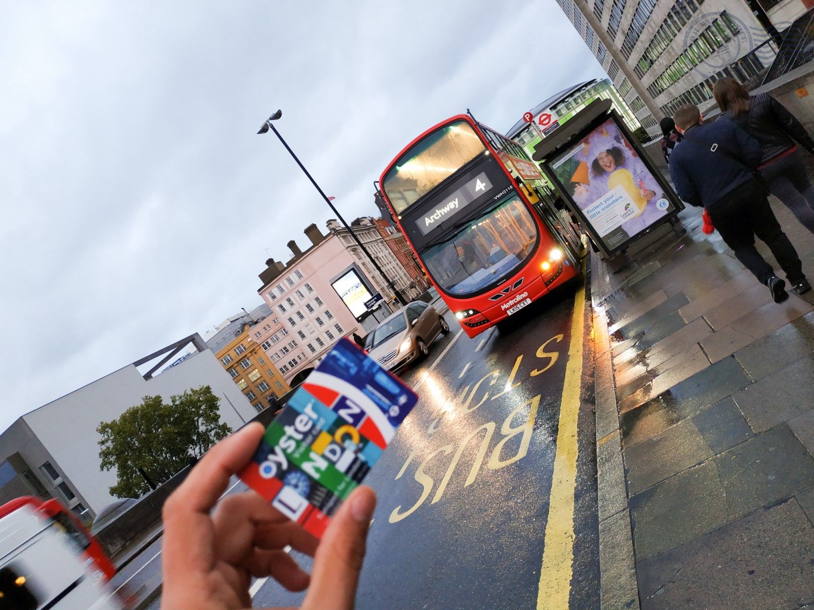 London, Pariz - putopis kartice za autobus oyster